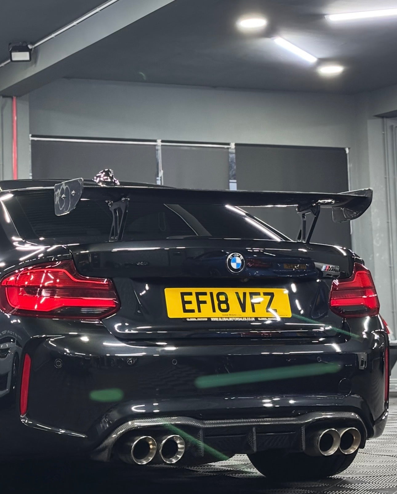 3.75" Silver Slip-On Exhaust Tips for BMW BMW M2, Competition & CS (F87) 2016+