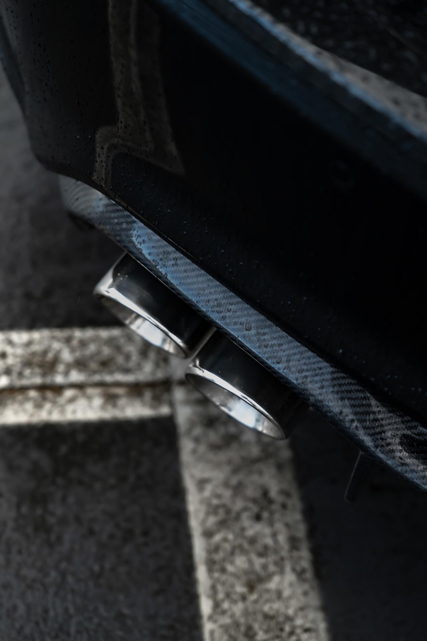 3.75" Silver Slip-On Exhaust Tips for BMW BMW M2, Competition & CS (F87) 2016+