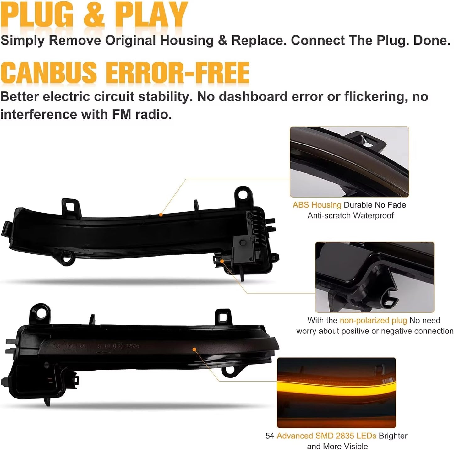 LED Dynamic Turn Signal ( F20 F21 F22 F23 F30 F31 F32 F33 F34 X1 E84 I3 )